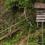 Main sign / Letreto puerto principal (Madidi Jungle) 